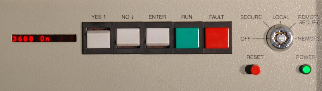 Symbolics 3600 Lisp Machine 前面板特写